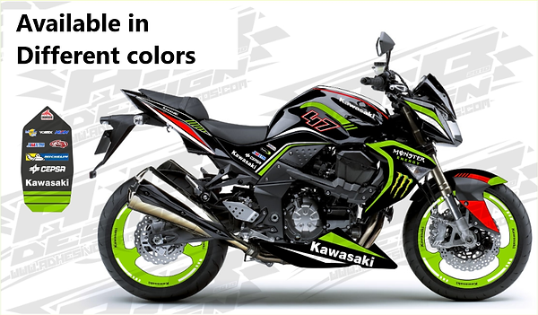 Kawasaki z1000 vinyl wrap kit