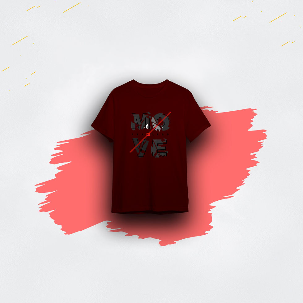 Thumbnail: MOVE FEARLESS | 100% BIO WASH COTTON| 180