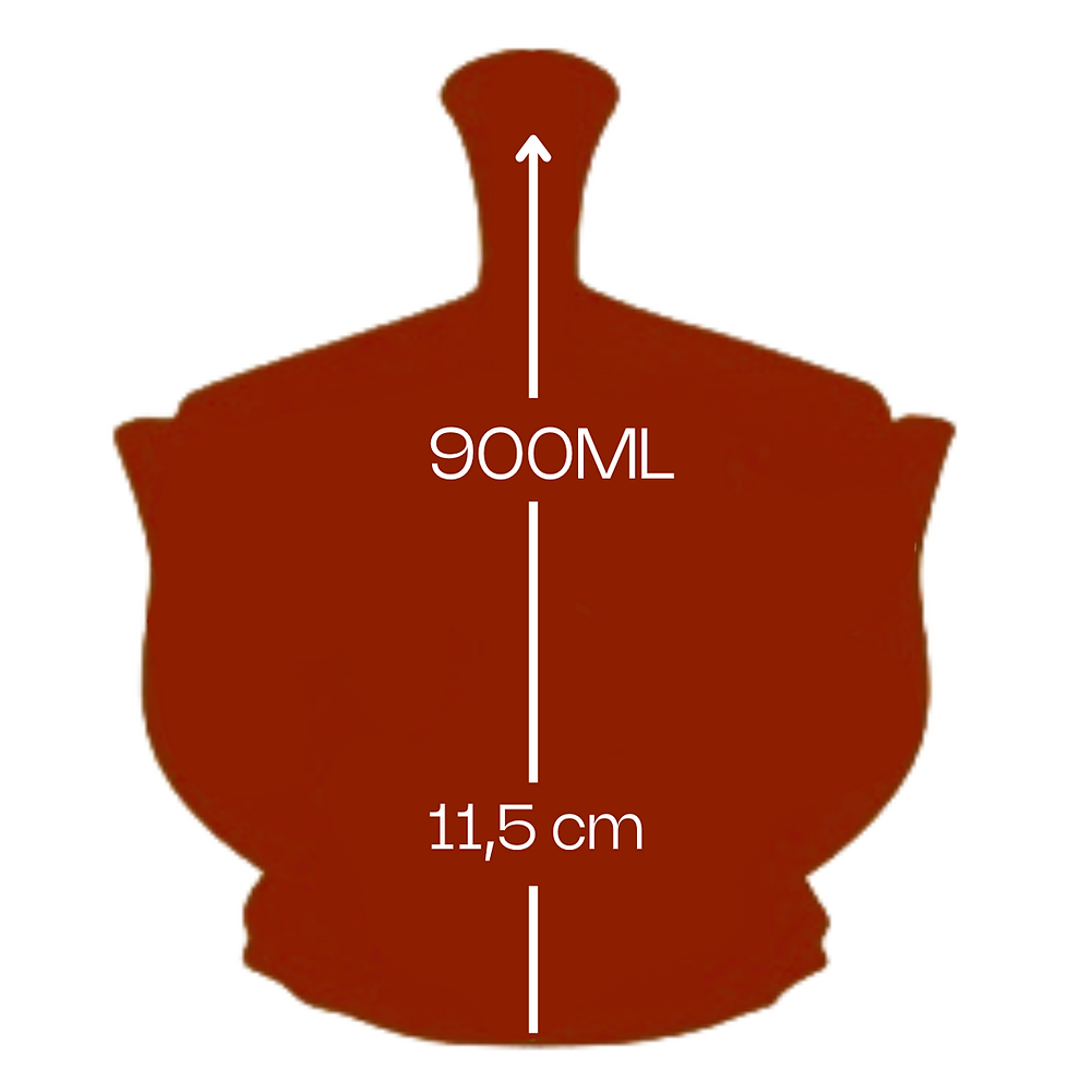 Miniatura: Bomboniere Baleiro Vidro Brasilia Transparente 2 Peças 900ml