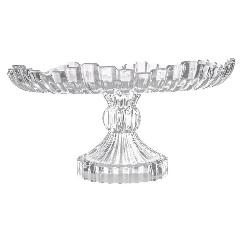 Miniatura: Centro De Mesa Fruteira Boleira Vidro Milan 29cm Cityglass