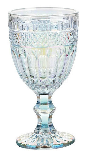 Jogo 6 Taças De Vidro Lumini Furta Cor 350 Ml Casambiente