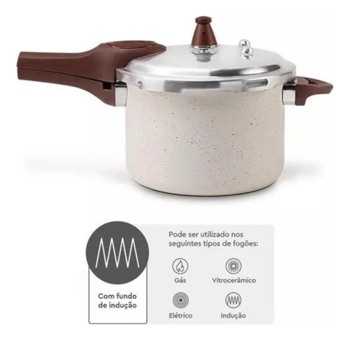Miniatura: Jogo De Panelas Brinox Smart Plus 7 Peças - Ceramica Indução