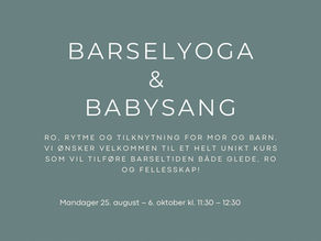 Nytt kurs hos Aya Yoga!