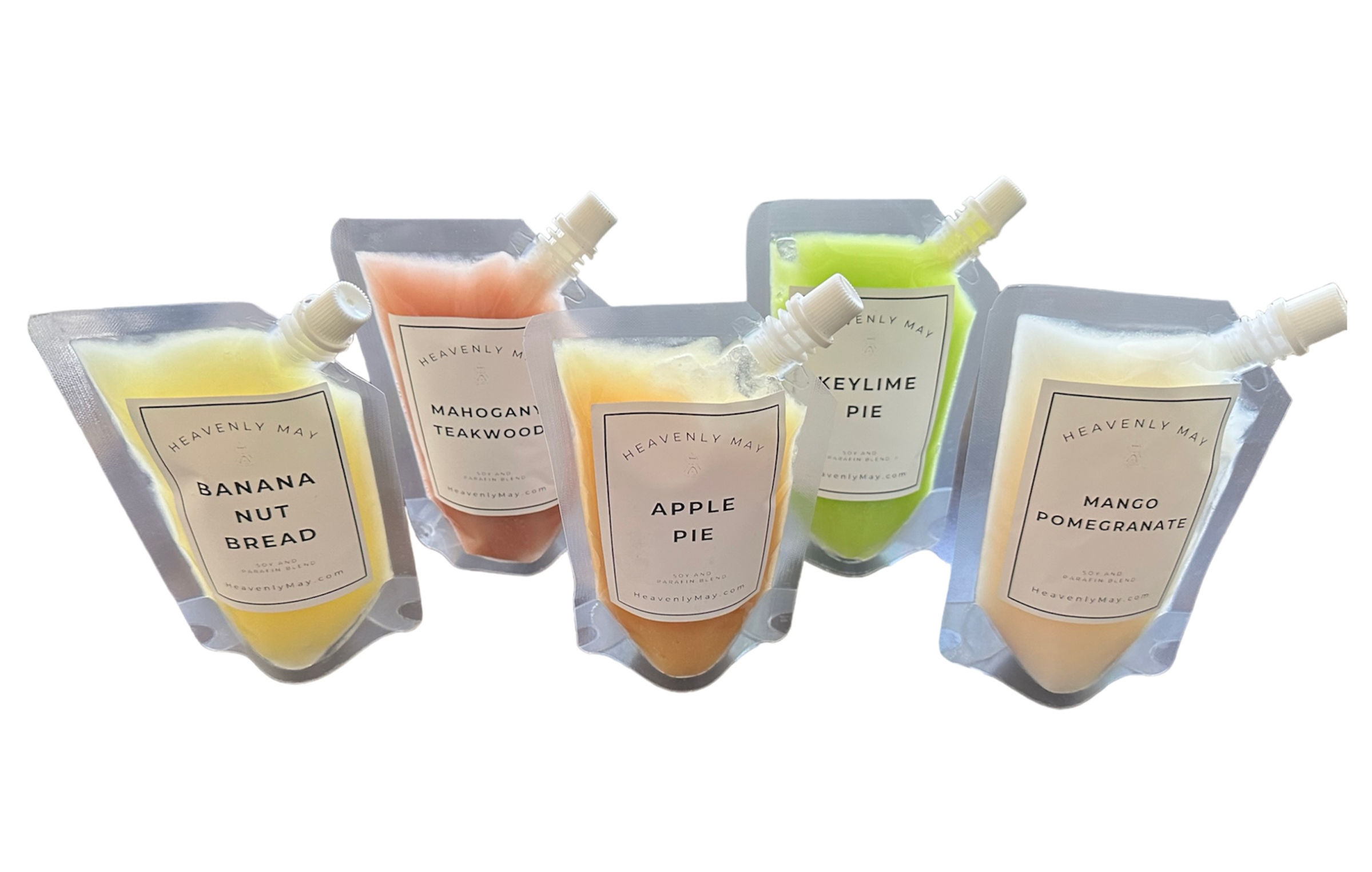 Squeezable wax melts, 8oz wax melt pouch, Wax Warmers, Electric Warmers, Candle