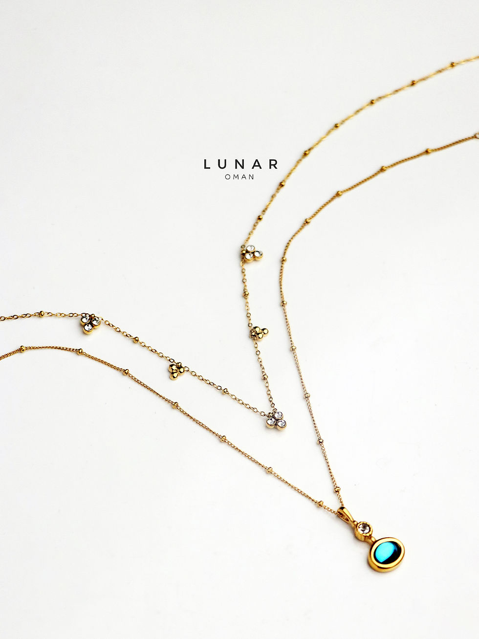 Iris Radiance Double Necklace