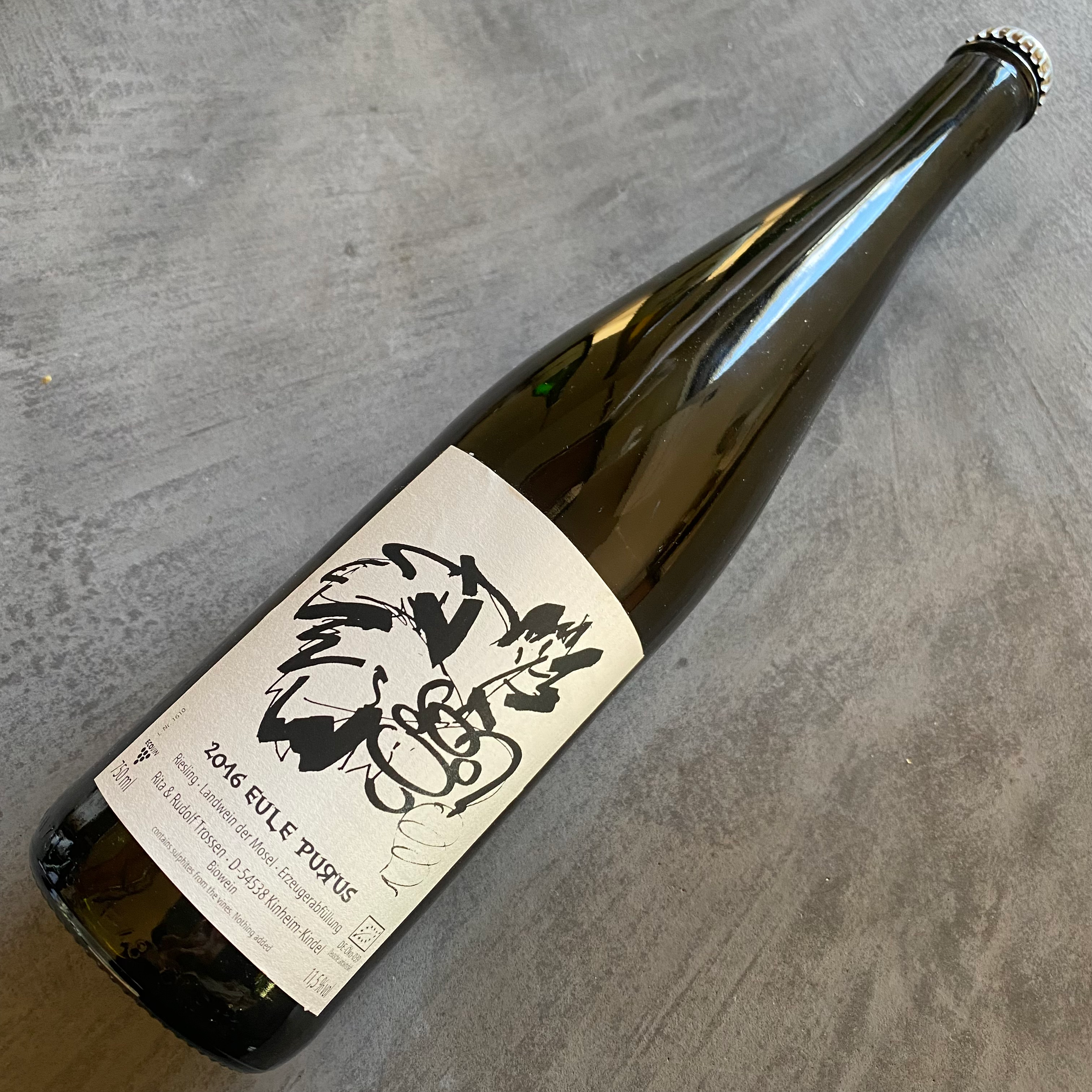 Rita und Rudolf Trossen / Eule Riesling Purus 2024