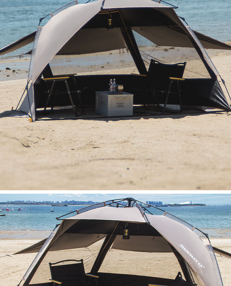 Thumbnail: Sonuto Outdoor 3-4P One-Touch Camping Tent Quick Automatic Opening Beach Fishing