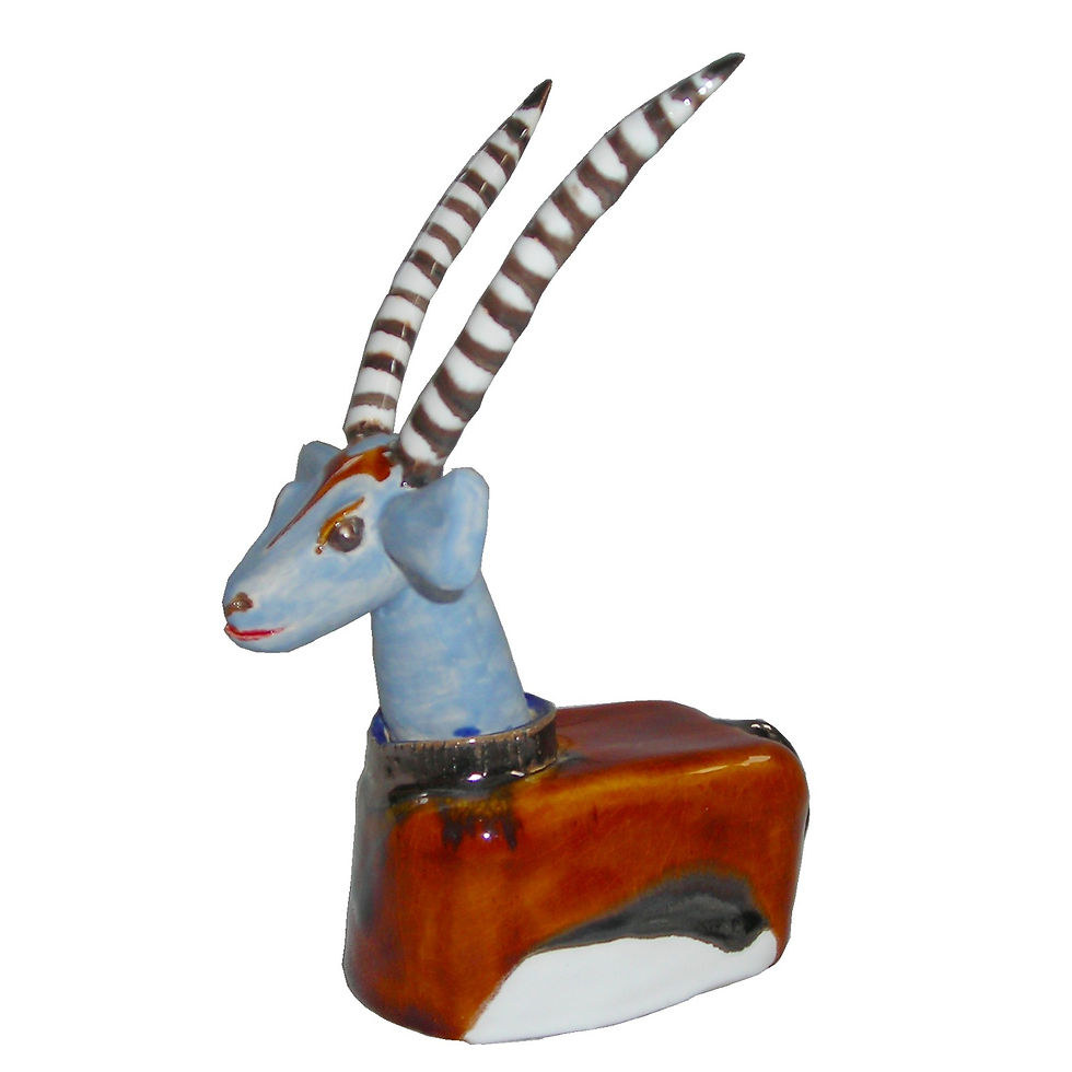 Antilope aus Keramik