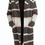Thumbnail: Stripe Print Jacket in Charcoal | Womens | Baciano