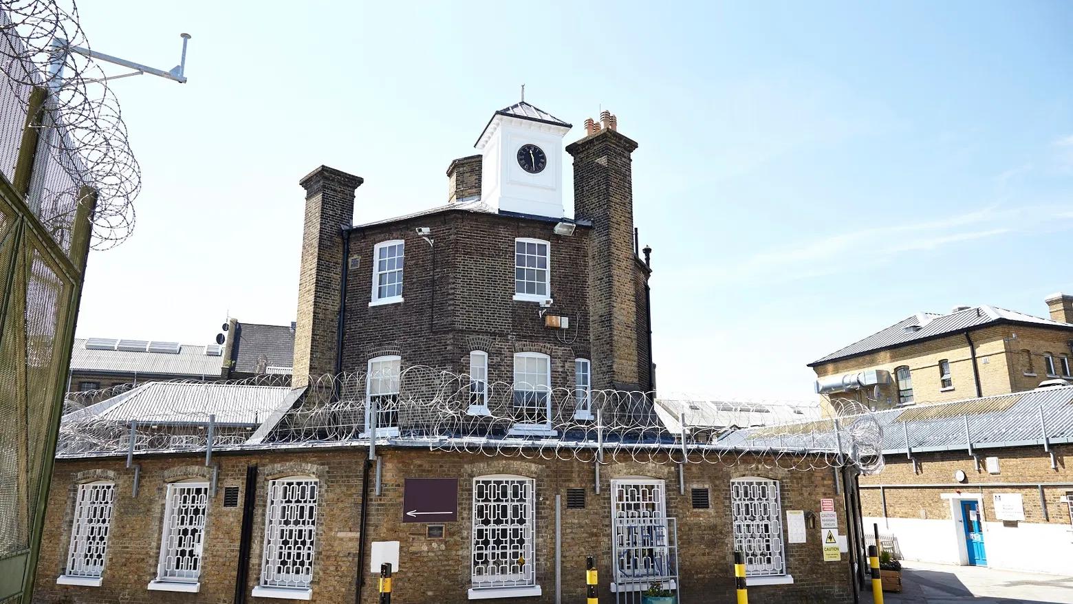 Exterior of HMP Brixton, the setting for The Clink Restaurant and the Dine with Conviction experience.