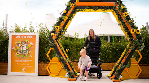 A sensory adventure that mixed education with exploration. Visitors wandered through a buzzing garden maze, discovering pollinator facts, floral sculptures and playful surprises around every corner.
A brilliant blend of summer storytelling and ecological awareness—fun, interactive, and full of purpose.