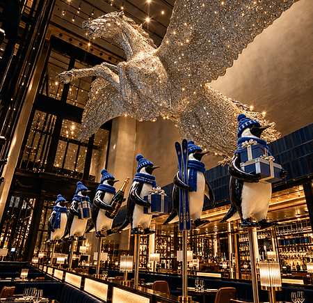 Glittering Pegasus and Festive Penguins.png