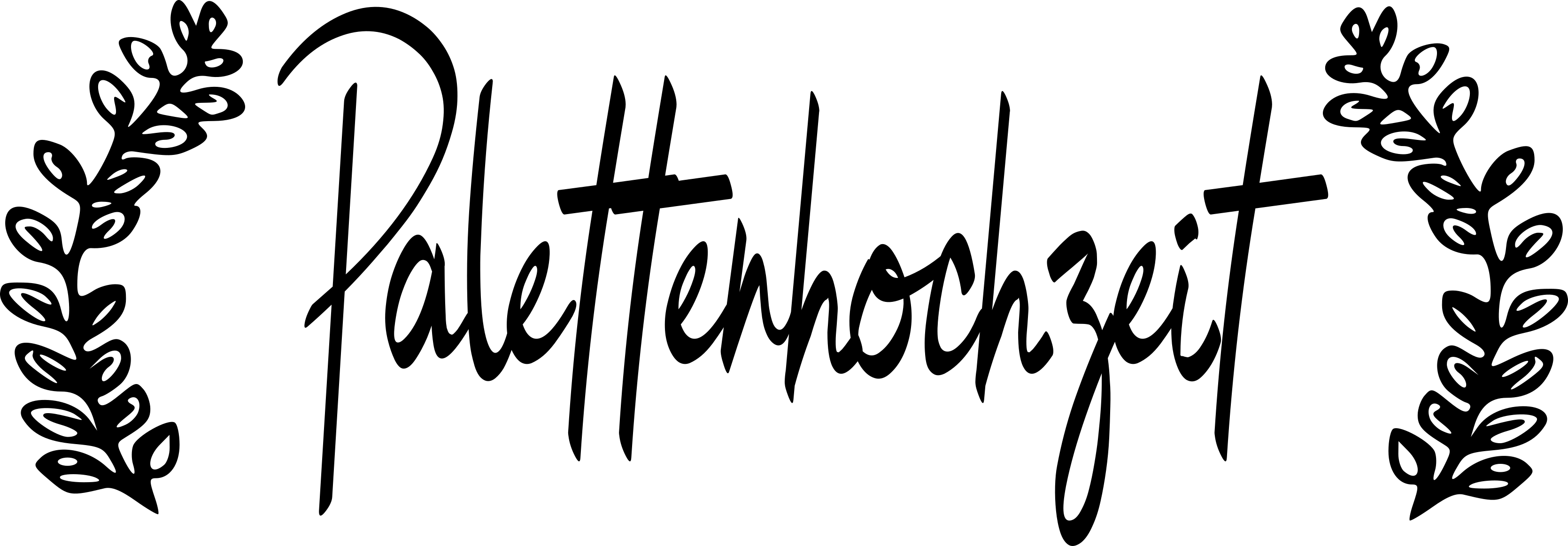 Palettenhochzeit
