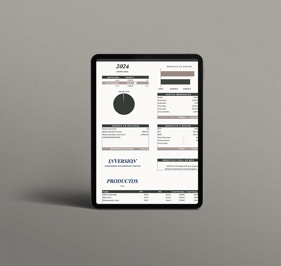 Miniatura: PLANTILLA GOOGLE SHEETS