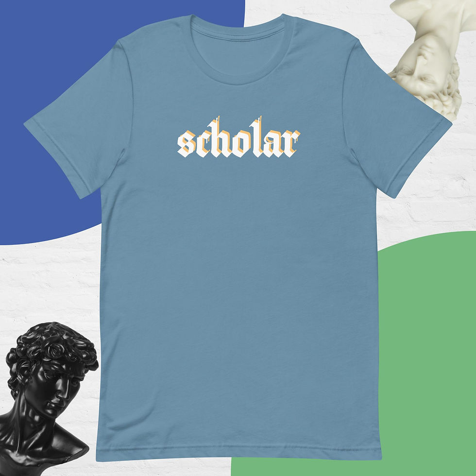 Thumbnail: Unisex "scholar"  t-shirt