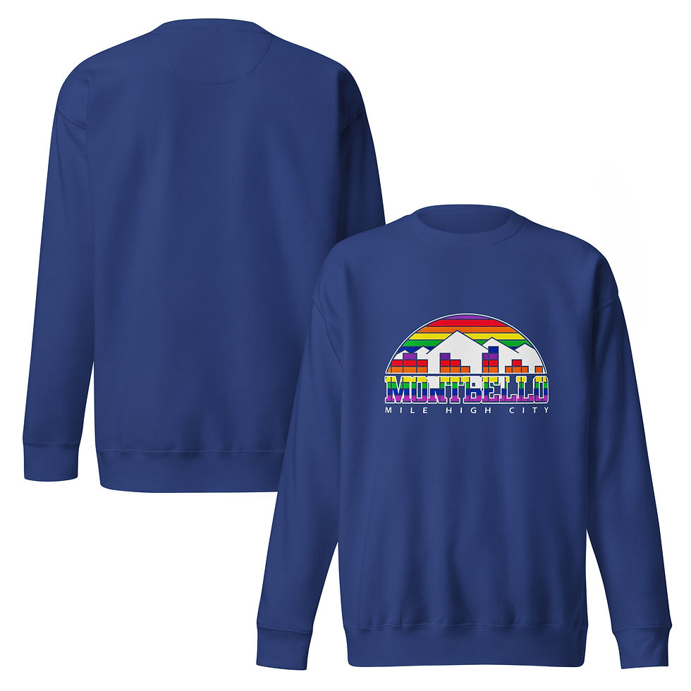 Thumbnail: Denver Skyline Unisex Premium Sweatshirt