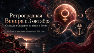 Ретроградная Венера 2026: что изменится в любви с 3 октября и почему возвращаются темы 2018 года