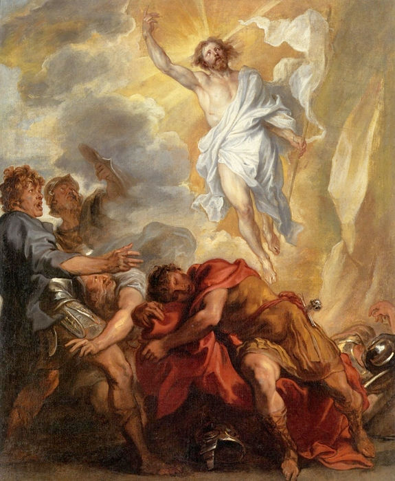 La Resurrezione di Cristo  - Opera del pittore fiammingo Antoon van Dyck