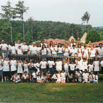 Group picture of campers in 1998