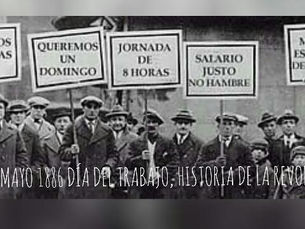 Día 1 de mayo. Día de los trabajadores