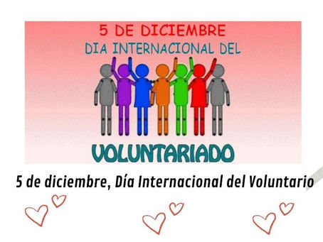 5 de diciembre. Día Internacional del voluntariado