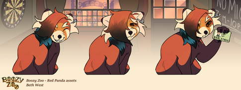 BoozyZoo Red panda