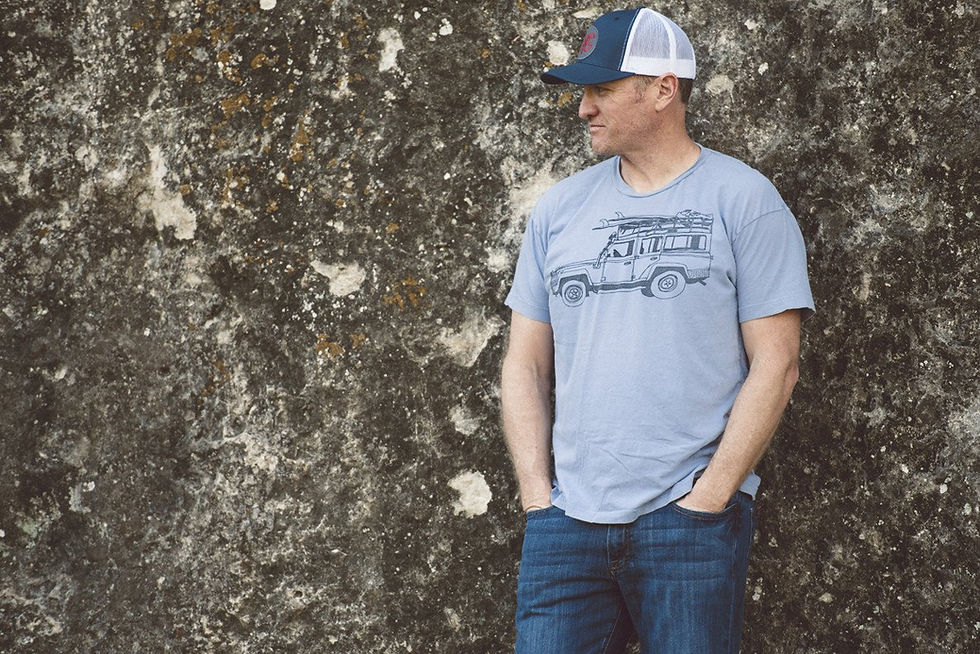 Thumbnail: Surf Truck T-Shirt — Blue