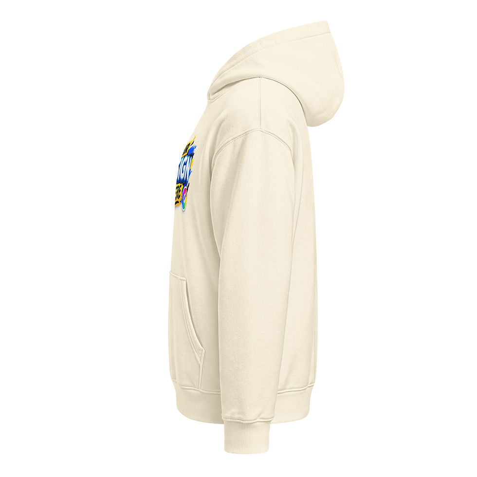 Thumbnail: Unisex relaxed mid-weight hooded sweatshirt
