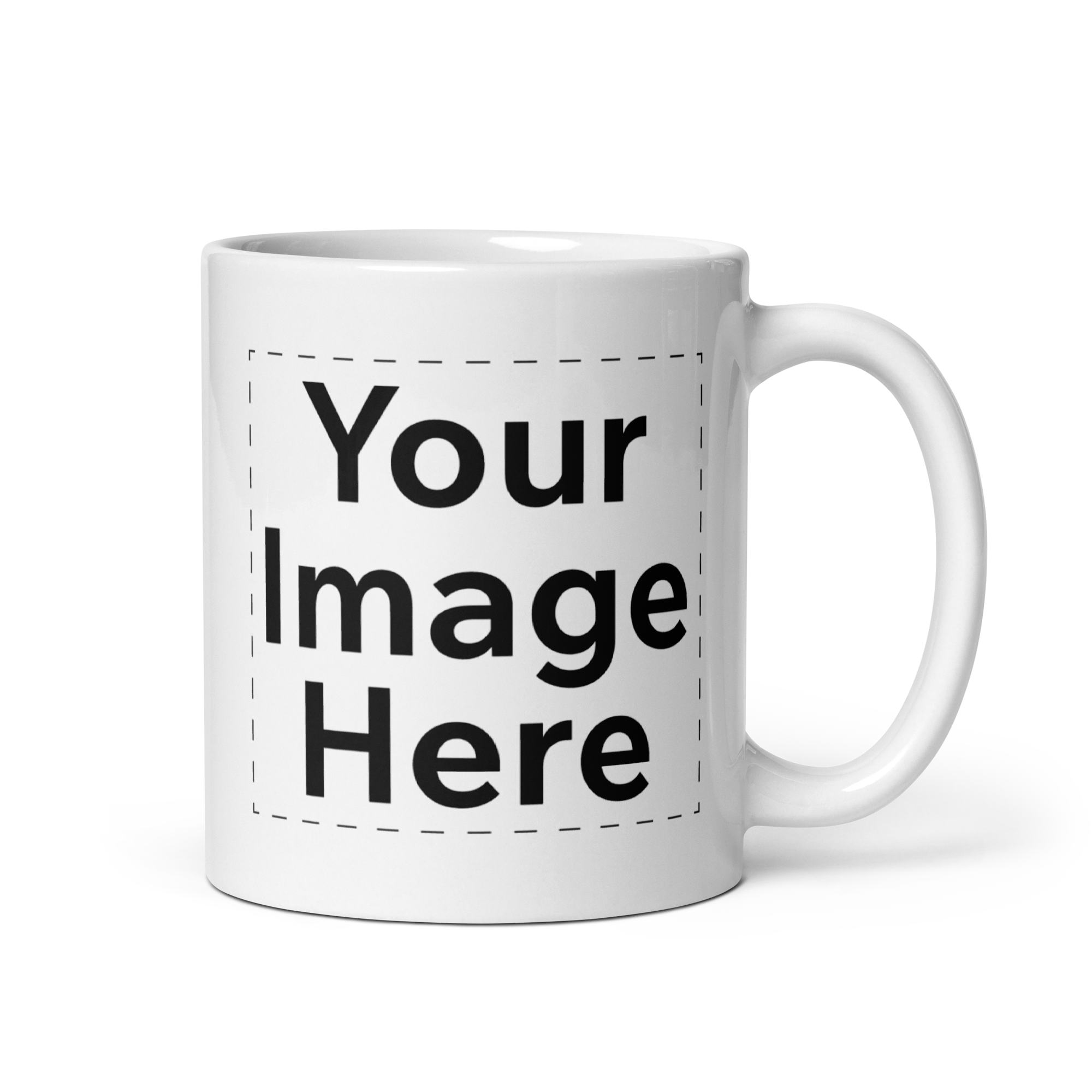 White Glossy Mug
