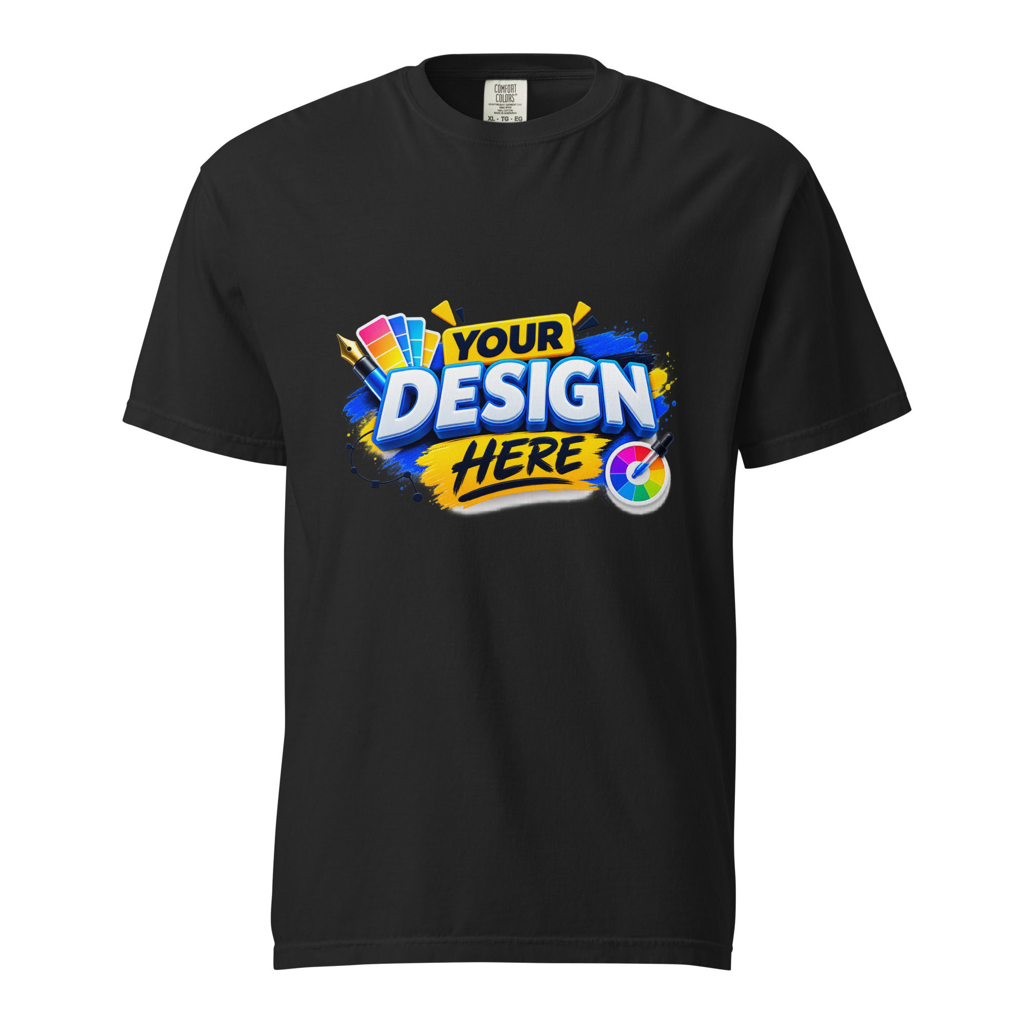 Unisex garment-dyed heavyweight t-shirt