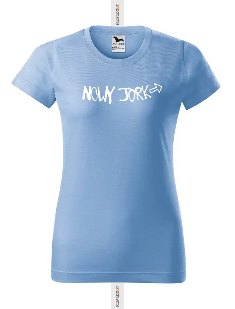 Прев'ю: Women's T-shirt Nowy Jork White
