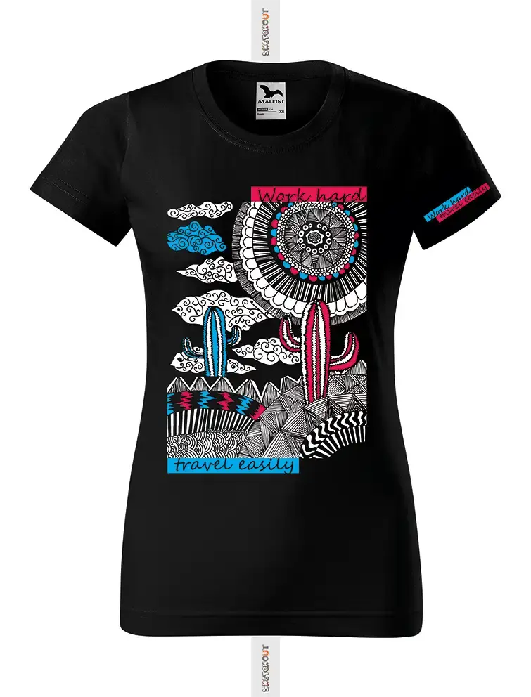 Women's T-shirt Work Hard