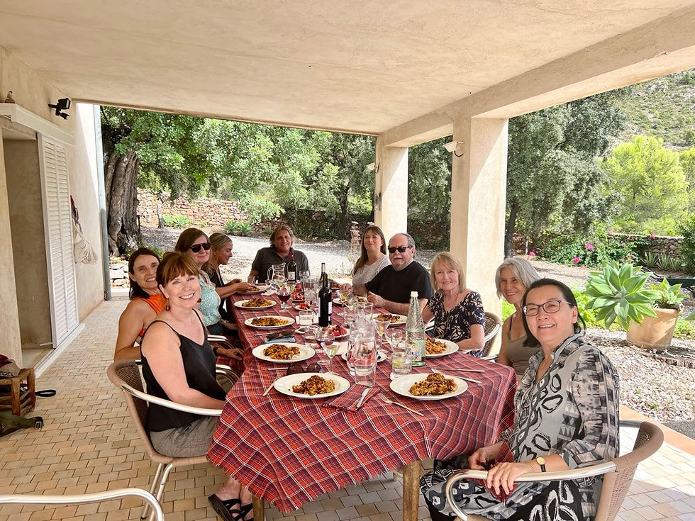 Spanish Valencian Paella Meal