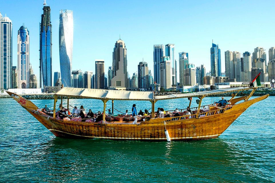Experience the scenic beauty of Dubai with Ali Baba Dhow Cruise, your top choice for Boat Rental Dubai and Yacht Hire Dubai. Enjoy luxurious cruising on the Arabian waters.