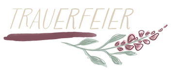 Überschrift Trauerfeier