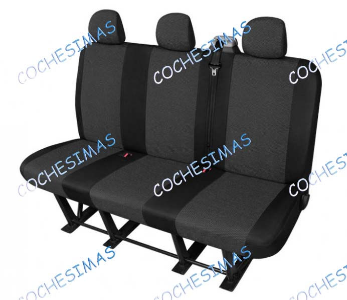 Miniatura: Fundas de Asiento a Medida Renault Trafic II Opel Vivaro A Nissan Primastar I
