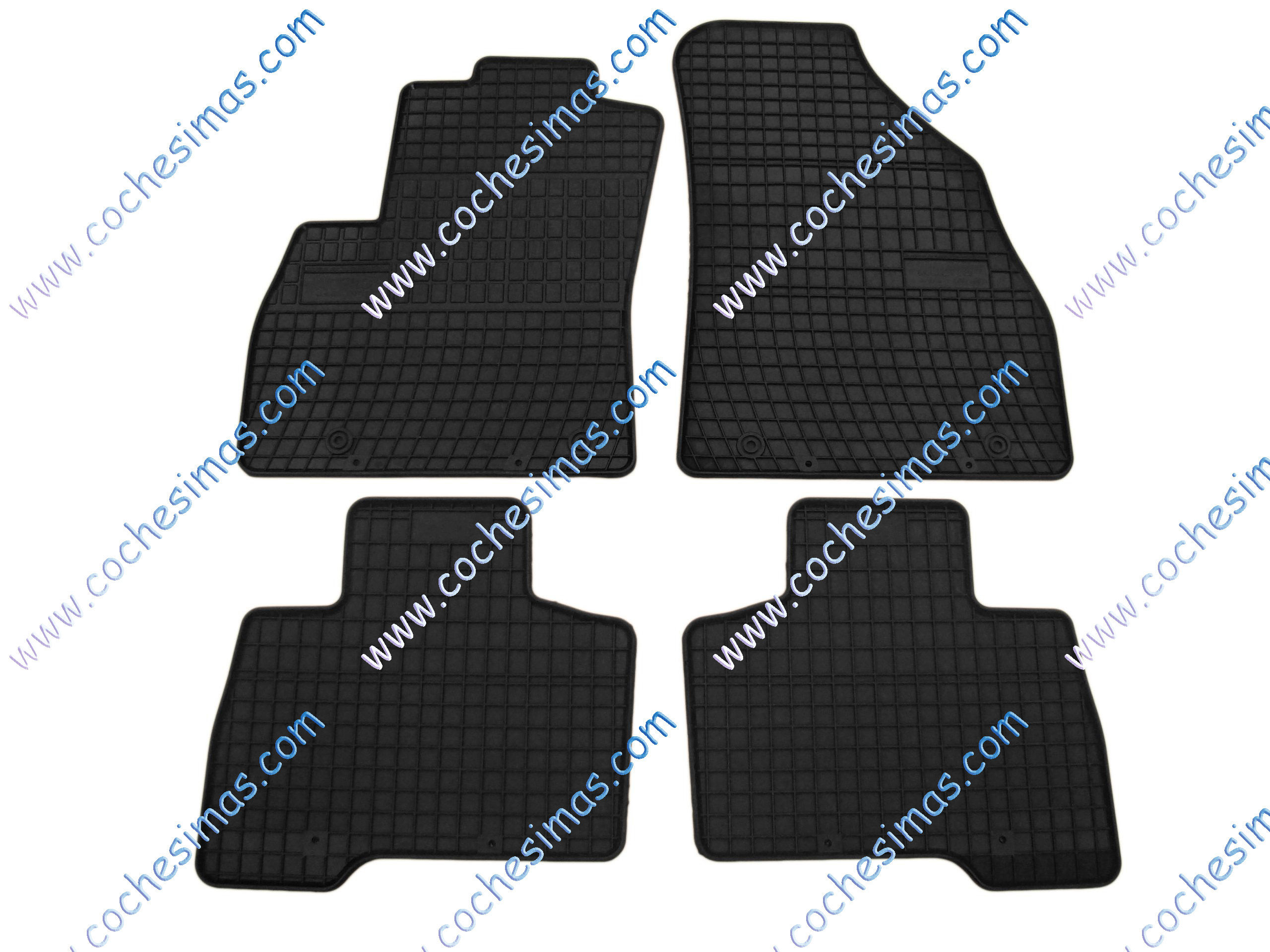 Alfombrillas de goma Citroen Nemo 5 plazas, desde 2008