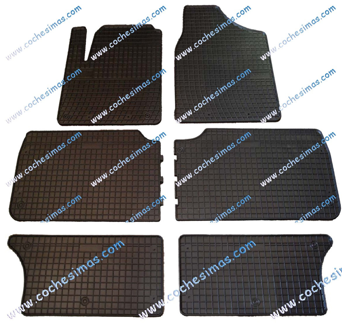 Alfombrillas de goma Ford Galaxy, 7 plazas 1995-2006