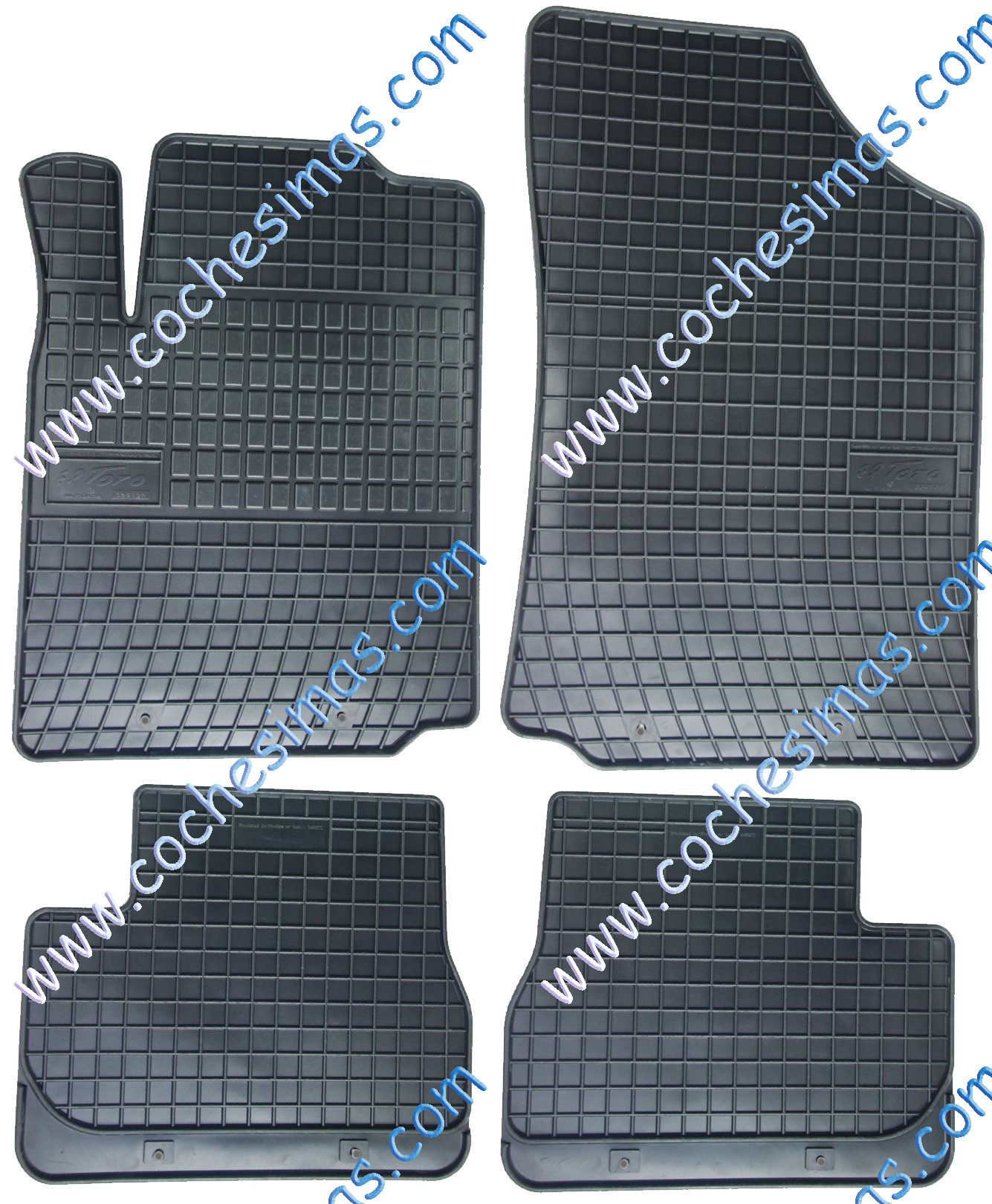 Alfombrillas de goma Citroen C2, 2002-2009