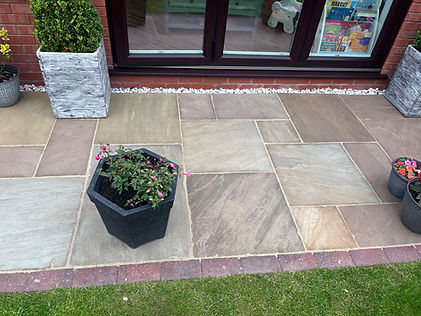 a patio restored by DMS