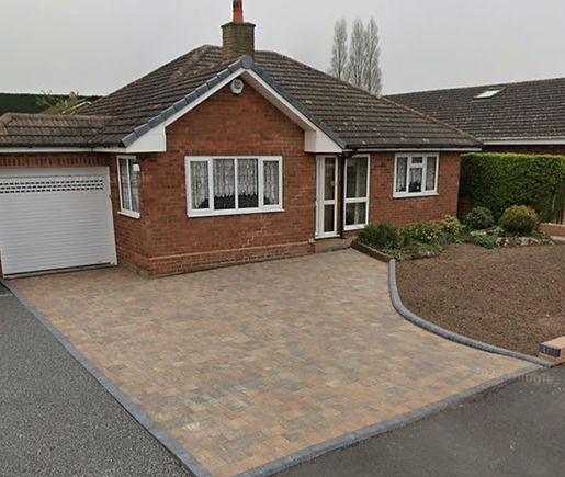 a driveway cleaned by DMS in Wolverhampton
