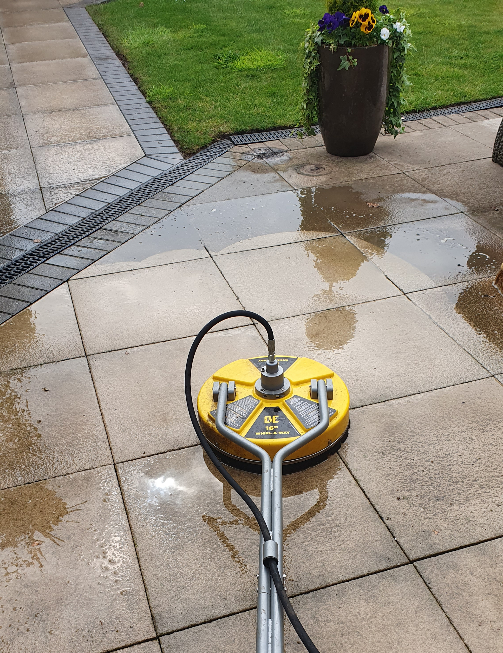 Patio cleaning