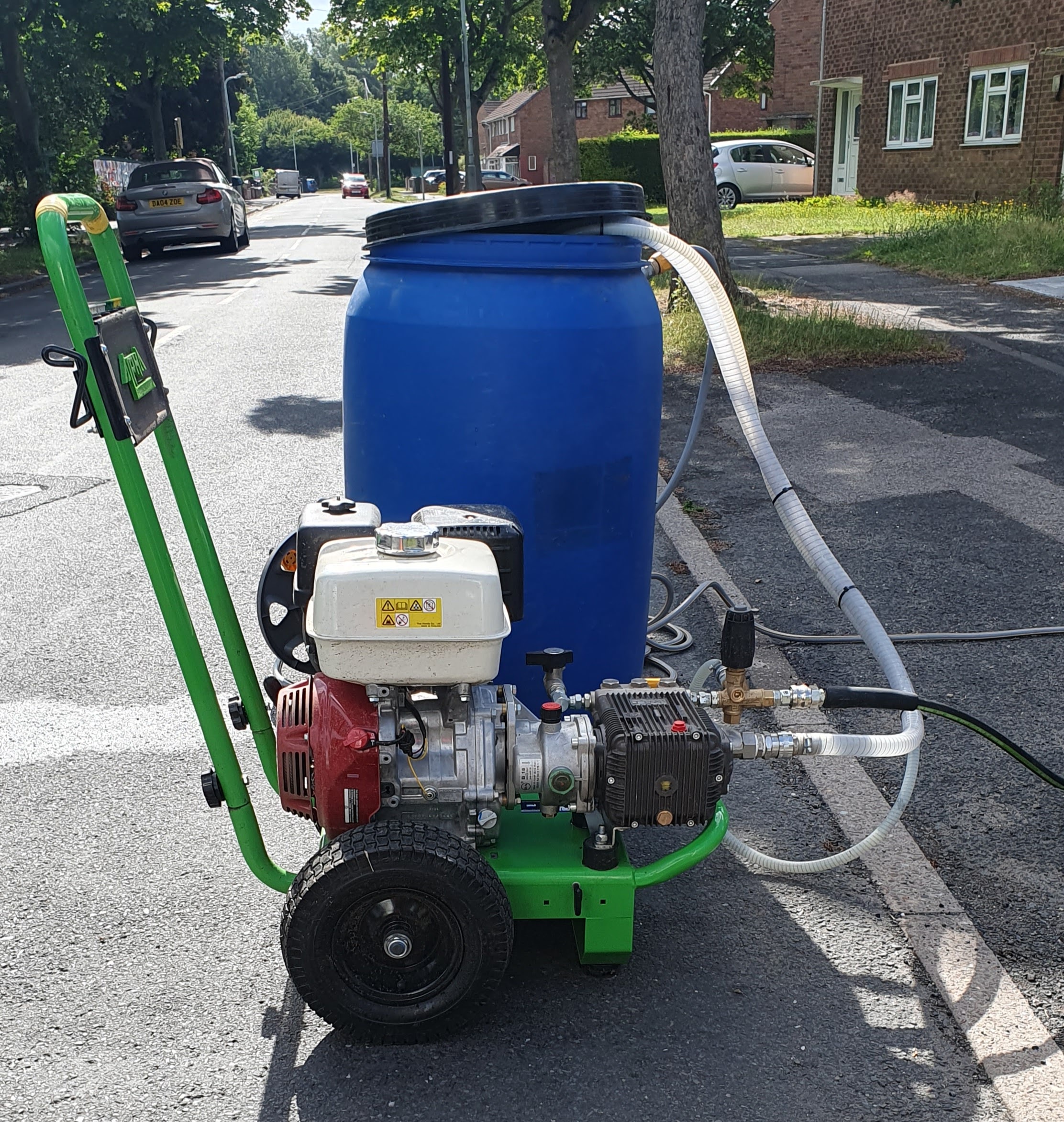 Pressure washing