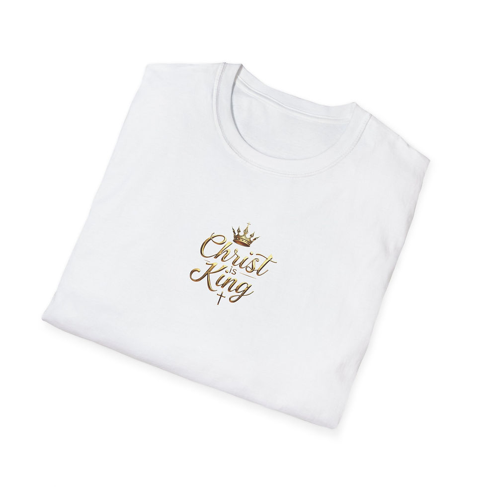 Thumbnail: Christ is King Unisex Soft style T-Shirt