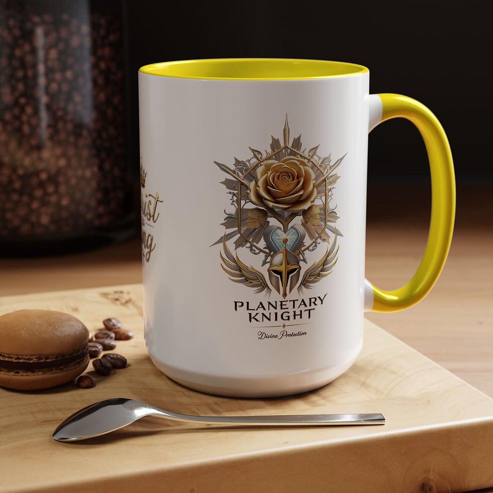 Thumbnail: Planetary Knight| Christ is King coffee mug