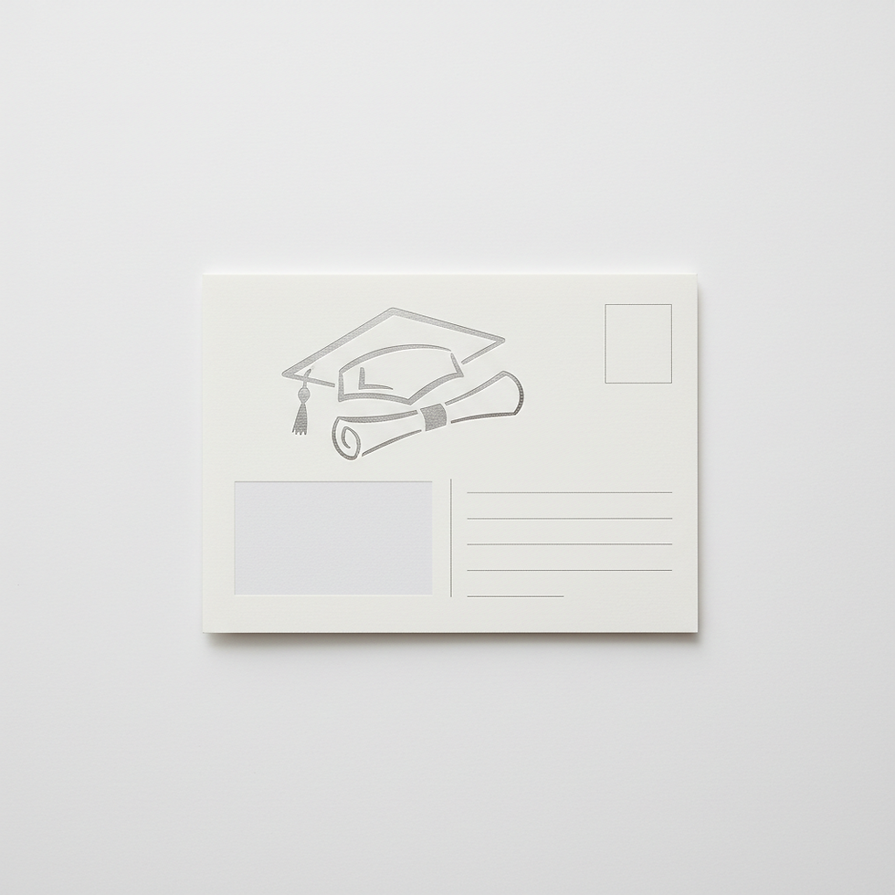 Graduation Announcement Postcard