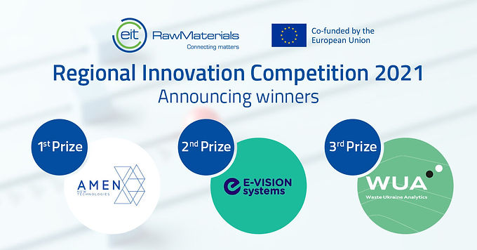 1o βραβείο στο Regional Innovation Competition 2021 της EIT Raw Materials