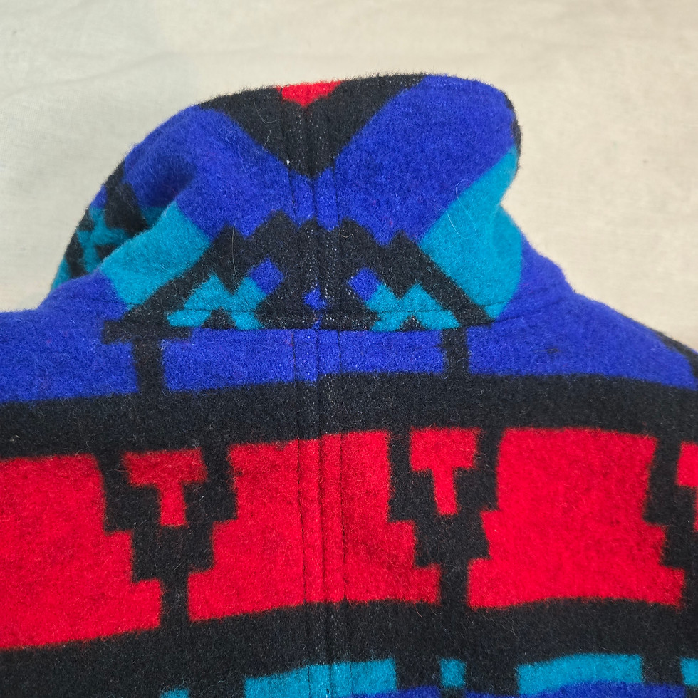Thumbnail: Handmade Wool-Look Blanket Coat