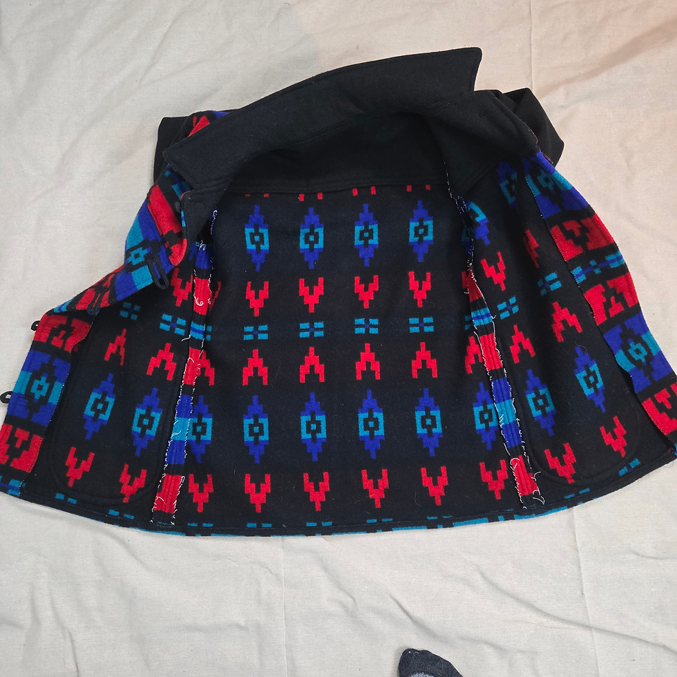 Thumbnail: Handmade Wool-Look Blanket Coat
