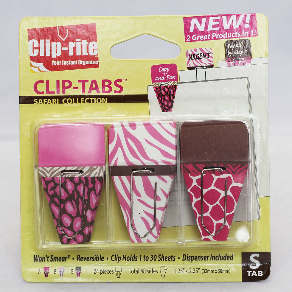 Thumbnail: CLIP-TABS (SAFARI PINK)